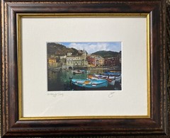 Vernazza Framed Photo-4” X 6” Photo 11.75” X 10.75” Frame Matted And Glass