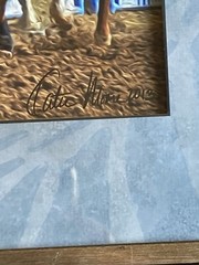 RARE Artist Photographer Catie Moore Signed Photo Filter Framed Art Rodeo 2013