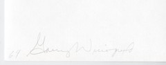 Garry WINOGRAND: Dog in Snow, New York City, 1968 / Ptd 1978 / GWHK-15 / SIGNED