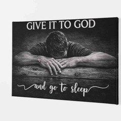 Give It To God & Go To Sleep Printable Wall Art Christian Quot Digital Download