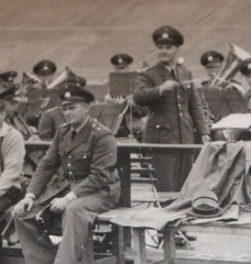 Great Old Photo – Sports Event – Police Band Playing – 60-70
