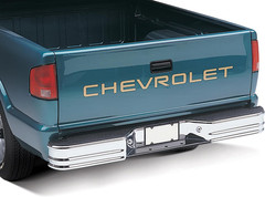 Westin 21002 Surestep Rear Bumper Fits 1967-1993 Fleet Side 1973-1991 C/K Fleet