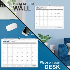 GuassLee 2026-2027 Wall Calendar – 19 Months Hanging Calendar from Jun. 2026 …