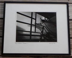Framed Pencil-Signed + Titled Photo-Bugeye Restoration St Michaels ’77-Barb Dorr