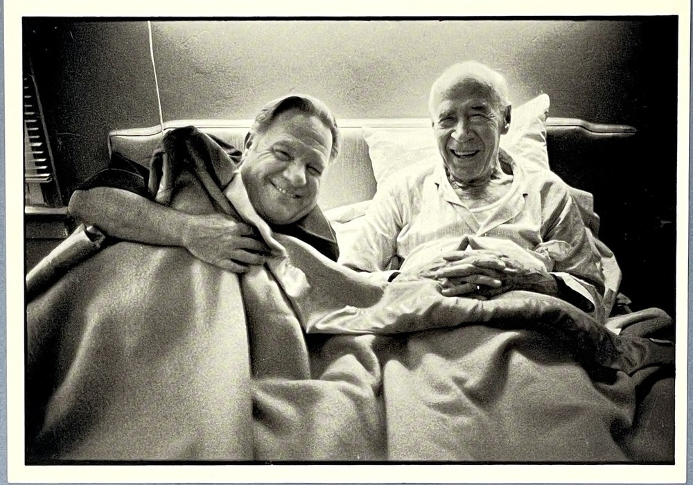 Henry Miller & Lawrence Durrell c. 1974 – Fotofolio Art Photo Print Card 4”x6”