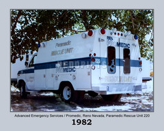 1982 Advanced Emergency Services Promedic, New 8×10 Unframed Photo VFRPBT_0075