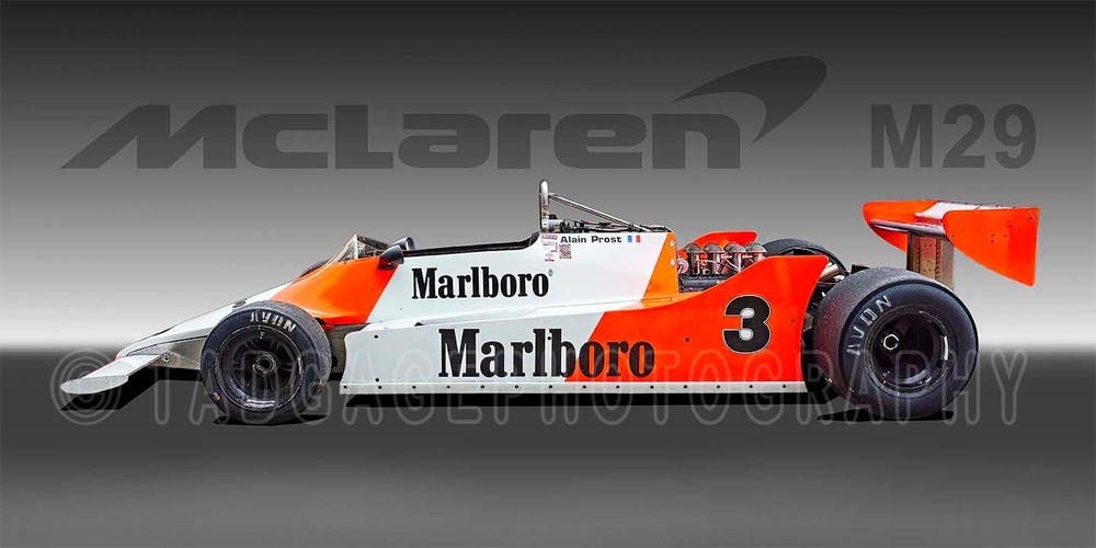 McLaren / Ford-Cosworth M29 F1 Formula One Race Car Photo CA-2667
