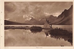 Canadian Pacific Rockies Byron Harmon Vandyck Photogravure Bow Lake