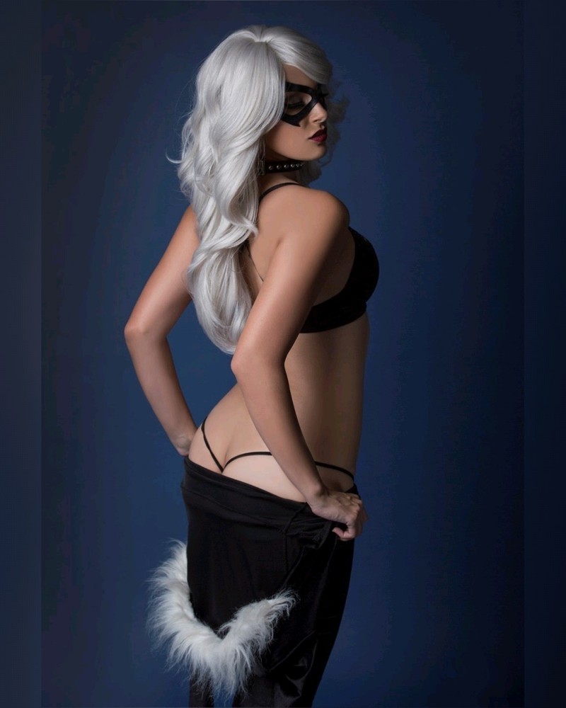 Vixence 8×10 Photo Print Sexy Cosplay Model Picture Black Cat Spider-Man
