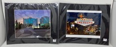 Various Las Vegas Cityscape Framed Photographs