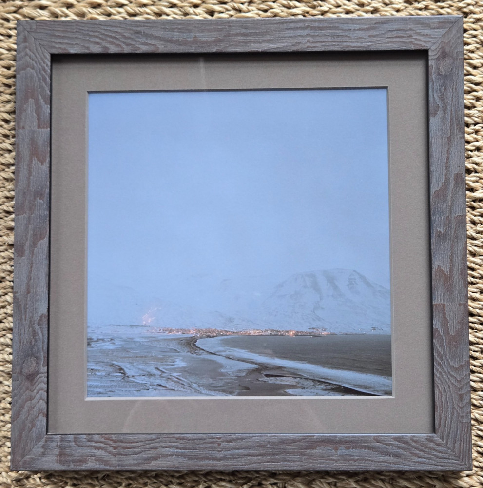 Iceland Print, Dalvik, Tom Kondrat, photo of Iceland, image 8×8, frame 10×10 COA