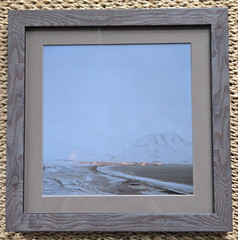 Iceland Print, Dalvik, Tom Kondrat, photo of Iceland, image 8×8, frame 10×10 COA