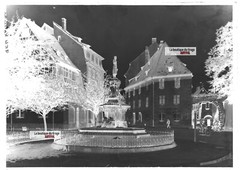 Vintage Black And White Photo Glass Plate Negative 13X18 Cm Photography Colmar