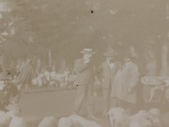 Saint Saturnin le Barry Aveyron Pig Fair Antique Photos Original Print Sepia
