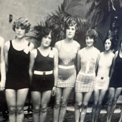 Vintage 1927 California Beauty Week Photo 8″ x 23″
