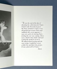 Horst P. Horst (1906-1999) Art Announcement Card 2014 Staley Wise Gallery NYC
