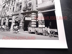 40’s Des Voeux Road Central Hong Kong British Colony Street Vintage Photo 香港老照片
