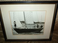 Nautical 12″ x 15″ Framed 8 x 10 SAILBOAT SAILING YACHT Ship Boat MC6299HA RACE