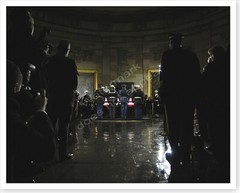 President Gerald Ford Funeral Honor Guard With Casket Capitol Rotunda Photo