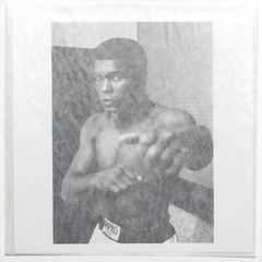 SIGNED Thomas Hoepker Photo – Muhammad Ali. 1966 CHAMP – Magnum Square Print 6×6