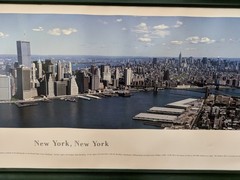 James Blakeway New York Twin Towers Lower Manhattan Liberty Ellis Isle 41″x13″