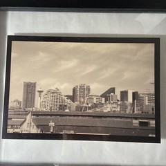 Vintage Photo Seattle City Landscape 21st World’s Fair Space Needle Elliot Bay