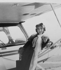 Joel Peter Witkin (b.1939) photograph 11×14” female aviator airplane