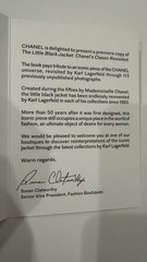 Chanel The Little Black Jacket by Karl Lagerfeld Black & White Photograph