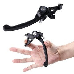 Black Folding Aluminum Clutch Brake Lever for 22mm 7/8 inch Handlebar 110cc 1…