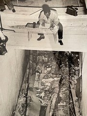 Original Vintage Photo 1954 Khéops Pyramid Egypt AGIP Egyptian Boat