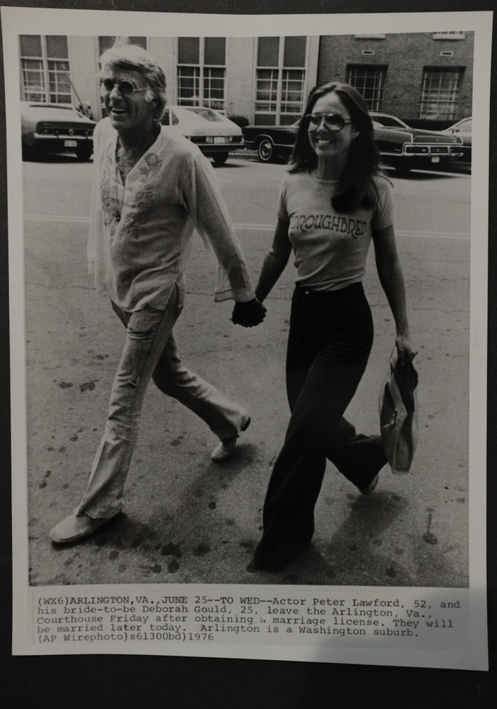 Peter Lawforn & Deborah Gould Photograph 7×9, b/w 1976