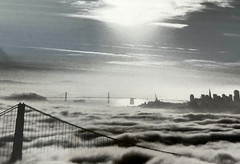 SAN FRANCISCO SUNRISE Jesse Kalisher Art Photography B+W Golden Gate, Bridges