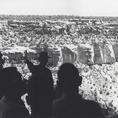 Old Photo Black & White Canyon 8×10 Mid-Century Modern VTG NEW MCM Art