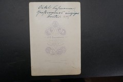 Photo CDV KAB portrait businessman Berlin Friedrichstraße name book suit crown