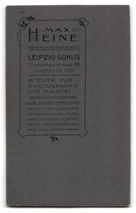 Photography studio Max Heine, Leipzig-Gohlis, Lindenthalerstr. 28, Soldier in Un