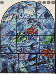 Marc Chagall Reuben, 7.5 in x 9.5 in.