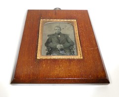 Two Ferrotype / Photos 19th Century Tintype Daguerreotype