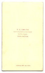 Photograph E.G. Smith, Darlington, Northgate 24, Three Children in Fine Clothes