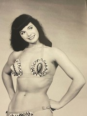Large Photo Curiosa Pin-Up Printing Later Bettie Page Erotica Bdsm Fetish