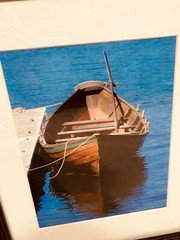 Art, Framed Photograph, Cape Cod dory, NE photographer, New, 17″ X 14″