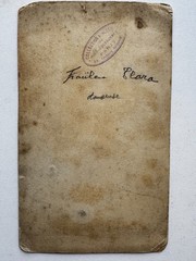 Rare Unusual Photo Cabinet Card Catalog Clara Ziegler 1880s Raschkow Germany