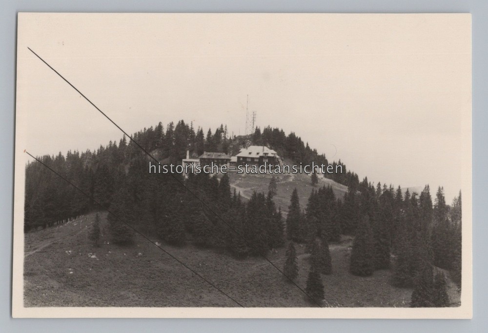 Postăvarul near Brașov in Romania 1968 – Christianul Mare hut – photo