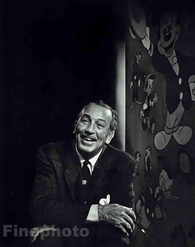 1956 Vintage WALT DISNEY Cartoon Animation Movie Mickey Mouse YOUSUF KARSH 16×20