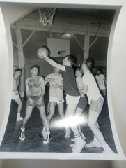 1962 DENVER UNIVERSITY LAW SCHOOL BASKETBALL TEAM GAME ACTION SHOTS by RON HILL