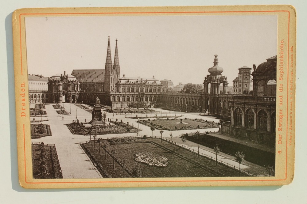 31997 Photo 1885 Dresden Zwinger and Sopienkirche Photographer Römmler & Jonas
