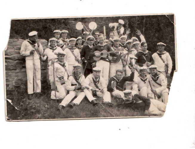 6257- Photo * Marines, Musical Instruments * Norway 1931