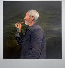 Yang Bin China Tibetan Pilgrim Smoking Pipe Lanmu Gansu Asia YellowKorner Photo