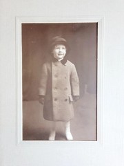 Large Gelatin Silver Print Cabinet Card Bifold Trifold Set of 2 Vellum