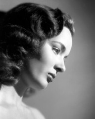 Ann Blyth Beautiful Profile bare shouldered vintage glamour pose 16×20 Poster