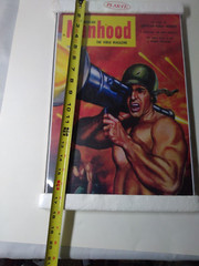 Plak-It AMERICAN MANHOOD Magazine cover 17 Inch x 11 Inch Print Plaque